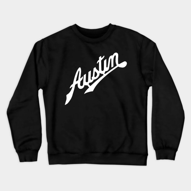 Austin classic car logo Crewneck Sweatshirt by Random Railways